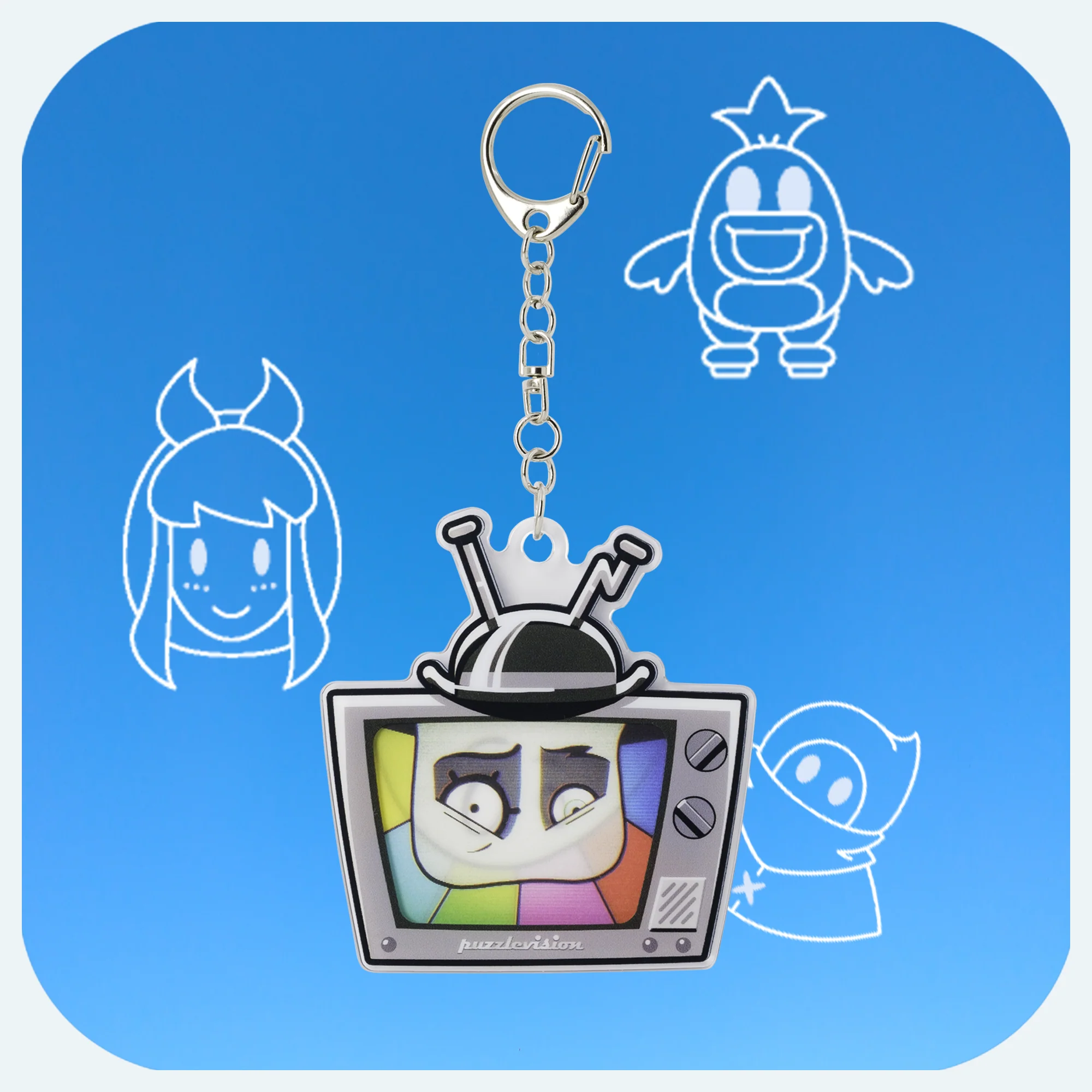 Mr. Puzzles Keychain - Image 3